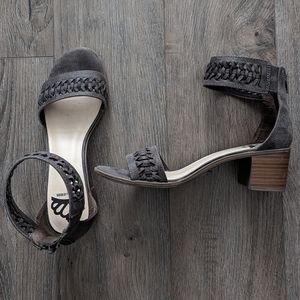 Fergalicious Grey Sandal, Size 6